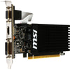 Msi gt 710 2gd3h lp grafische kaart (vga, dvi, hdmi, low-profile)