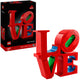 Lego art love woonaccessoire decoratie bouwpakket voor volwassenen, valentijnscadeau - 31214
