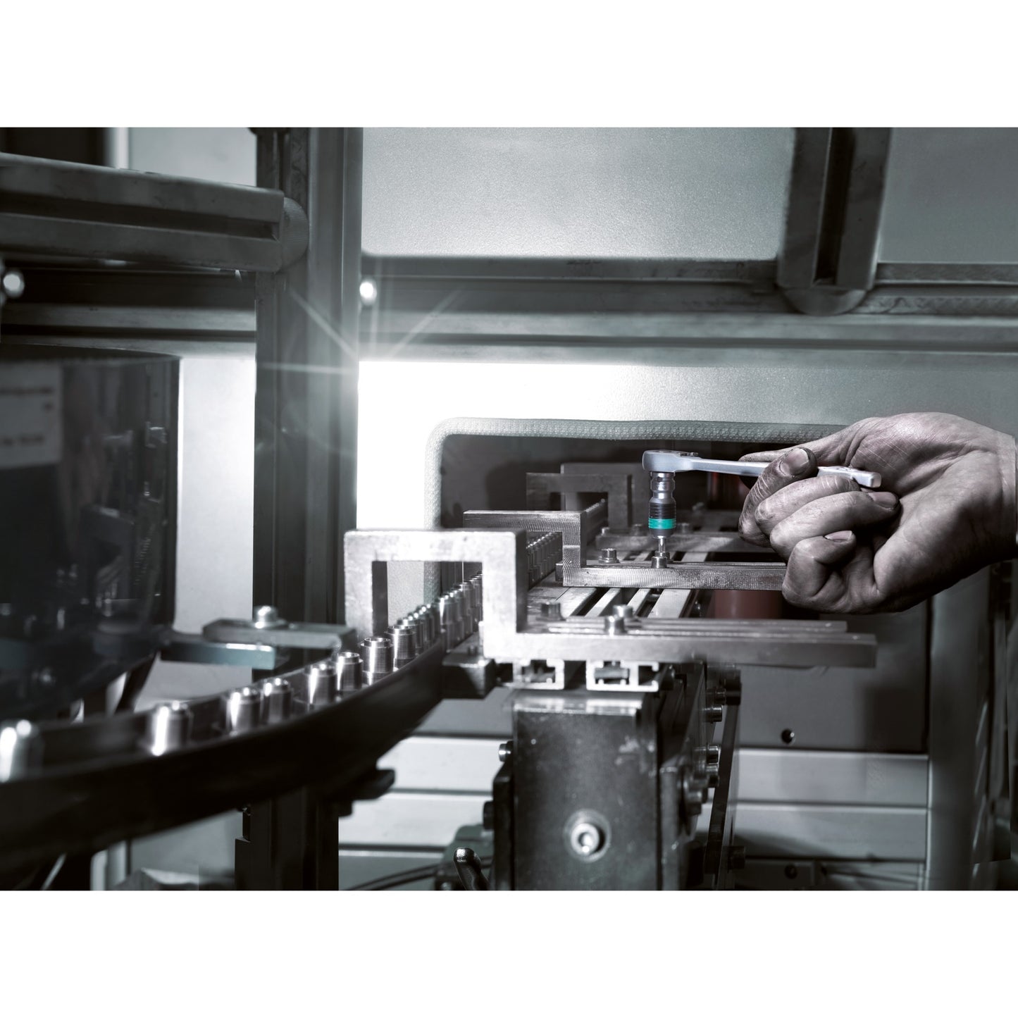 Wera 8100 sa 11 zyklop metal-ratelset, 28‑delig gereedschapsset (omschakelpal, 1 4 -aandrijving)