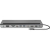 Belkin connect 11-in-1 usb-c hub dockingstation (zilver zwart)