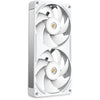 Nzxt f240x rgb case fans (wit, 2 stuks, 240 x 120 x 30 mm, pwm)