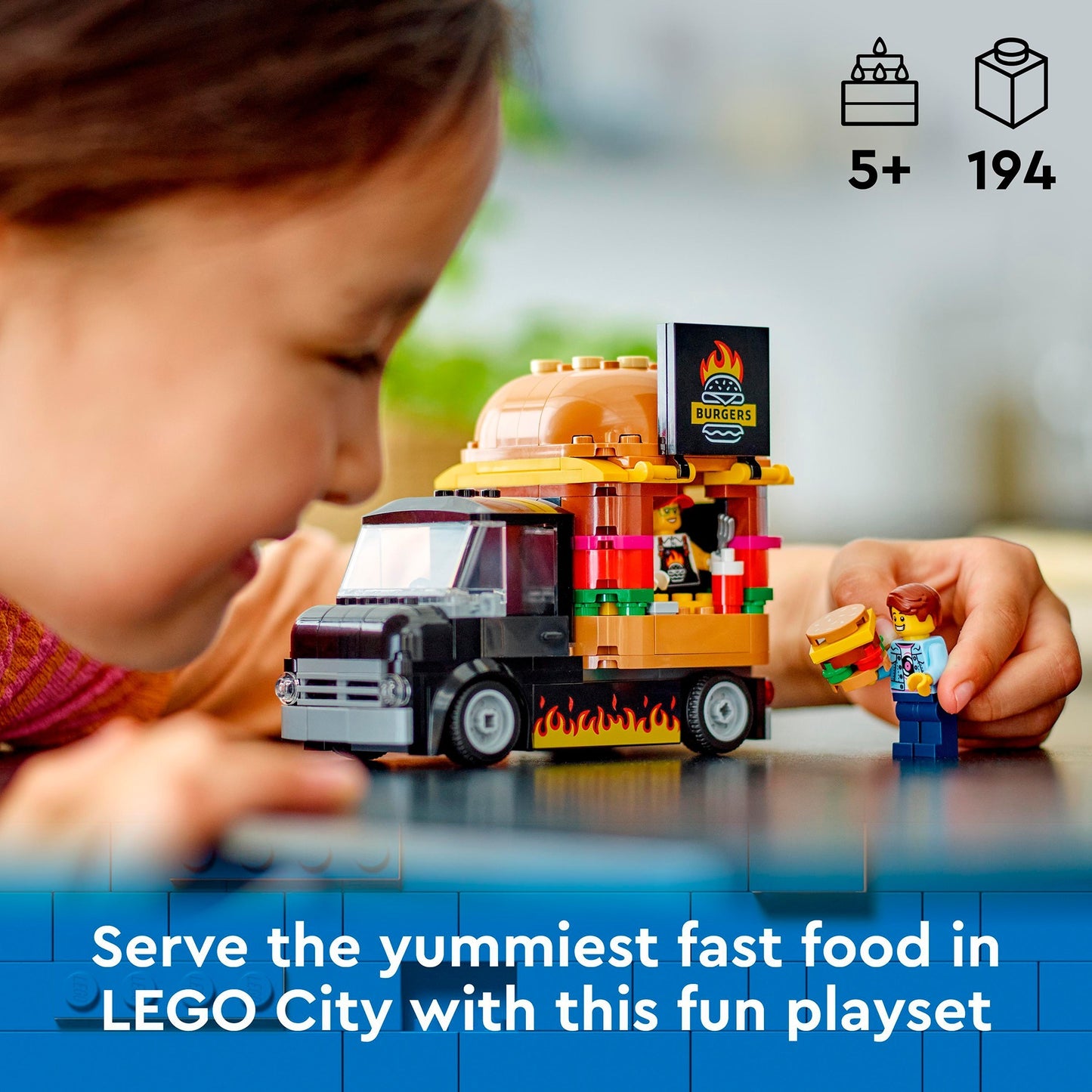 Lego city hamburgertruck - 60404