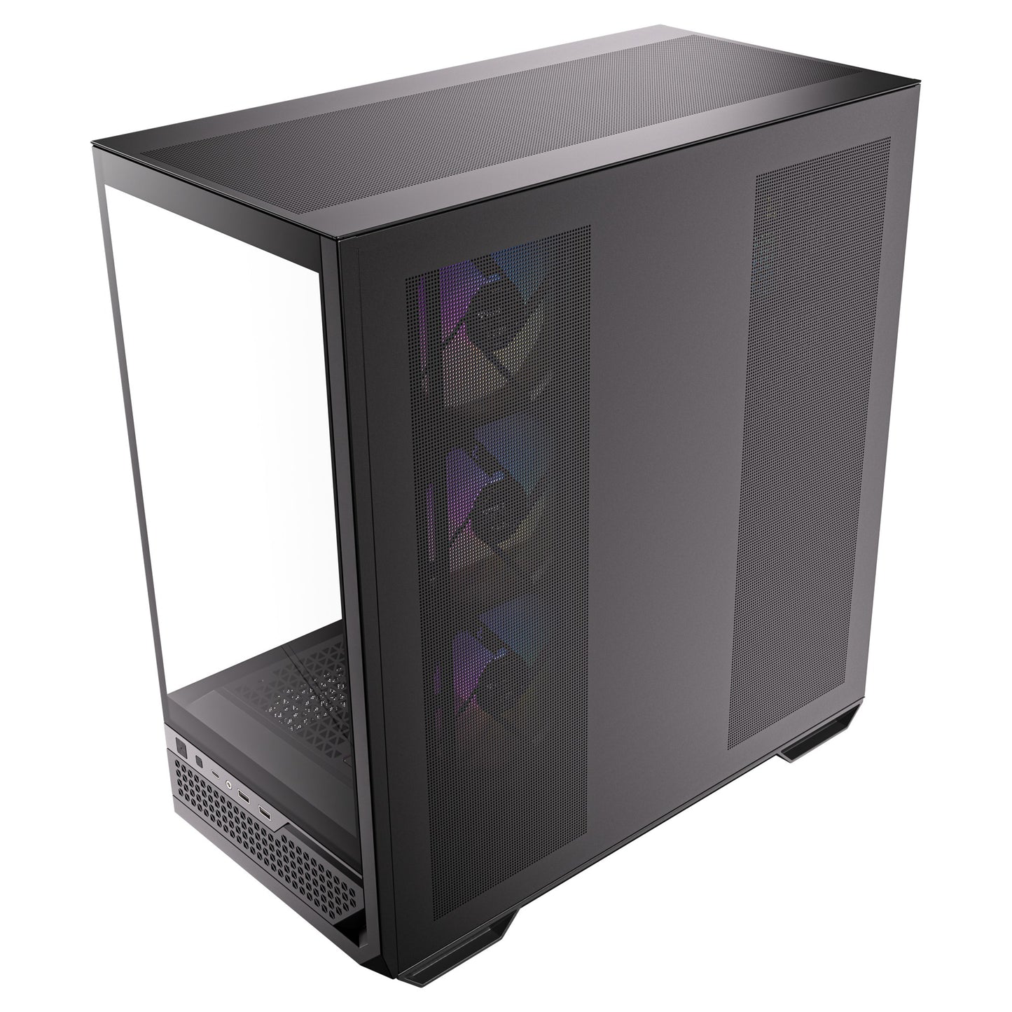 Antec c7 argb midi tower behuizing (zwart | 2x usb-a | 1x usb-c | tempered glass)