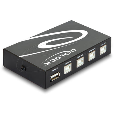 Delock usb-switch 2.0 - 4-poorts manueel