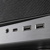 Silverstone sst-gd11b htpc behuizing (zwart | 2x usb-a | 1x usb-c)