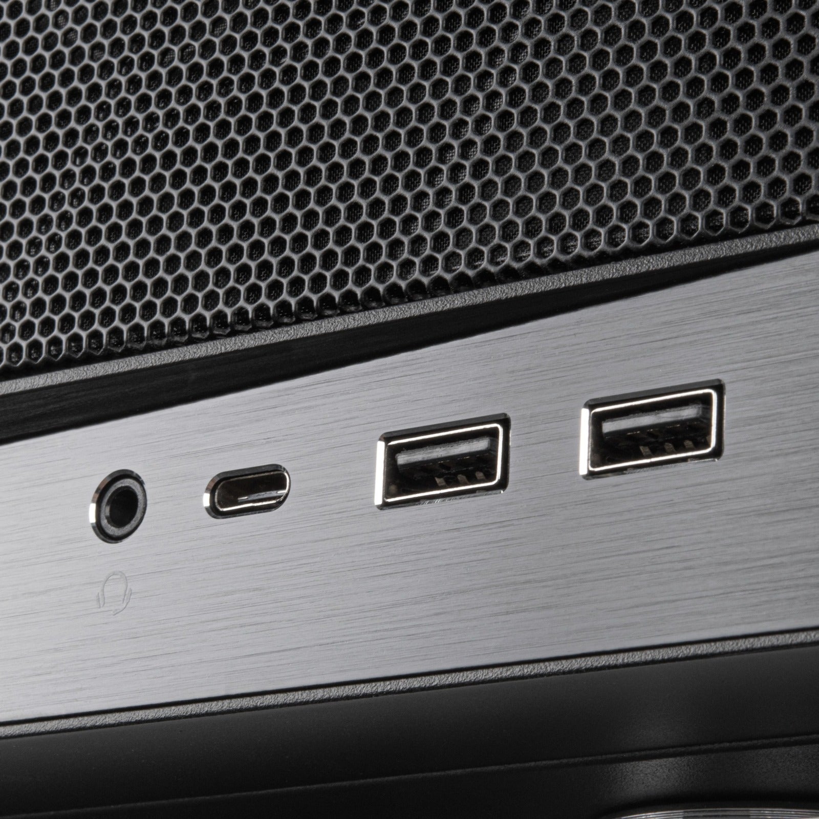 Silverstone sst-gd11b htpc behuizing (zwart | 2x usb-a | 1x usb-c)
