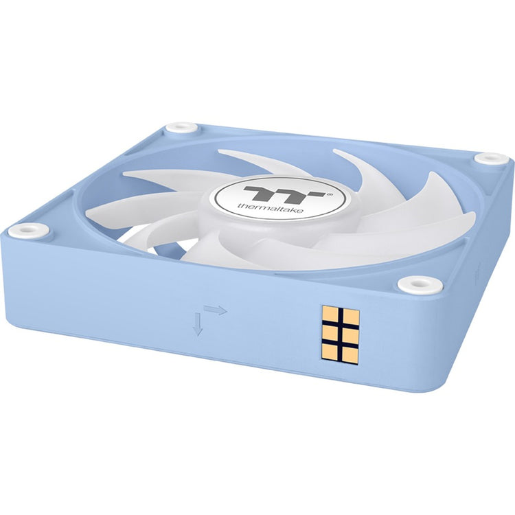 Thermaltake ct120 ex argb sync pc cooling fan hydrangea blue (3-fan pack) case fans (lichtblauw, 3 stuks, 120 x 120 x 25 mm, pwm)