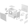 Fractal design pop mini air rgb midi tower behuizing (wit | 2x usb-a | rgb | window)