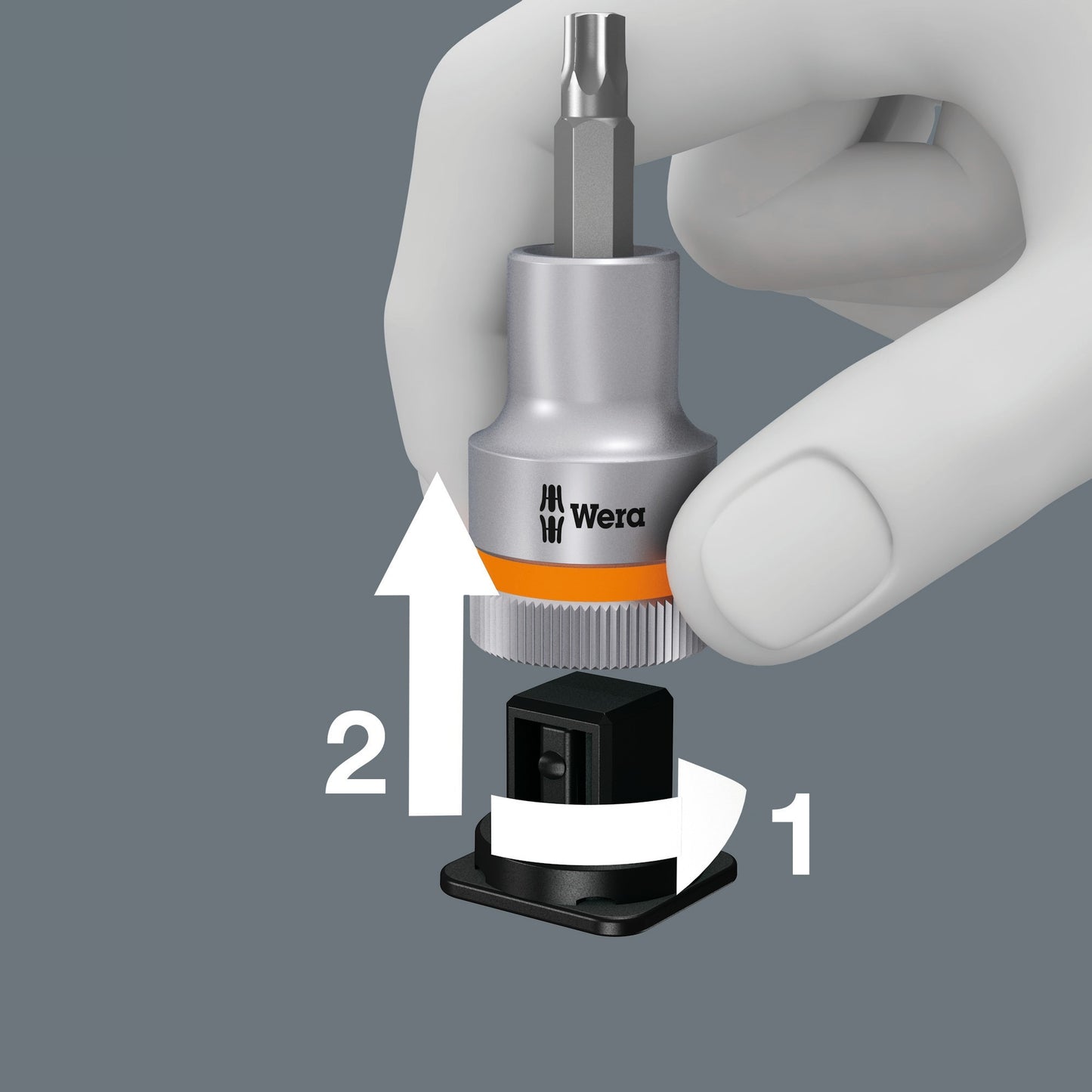 Wera 8767 hmc hf 3 zyklop bit-doppen-set torx bitset (9-delig)