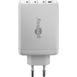 Goobay 100w gan usb-c pd multiport snellader (wit, 3x usb-c, 1x usb-a) - afbeelding 2