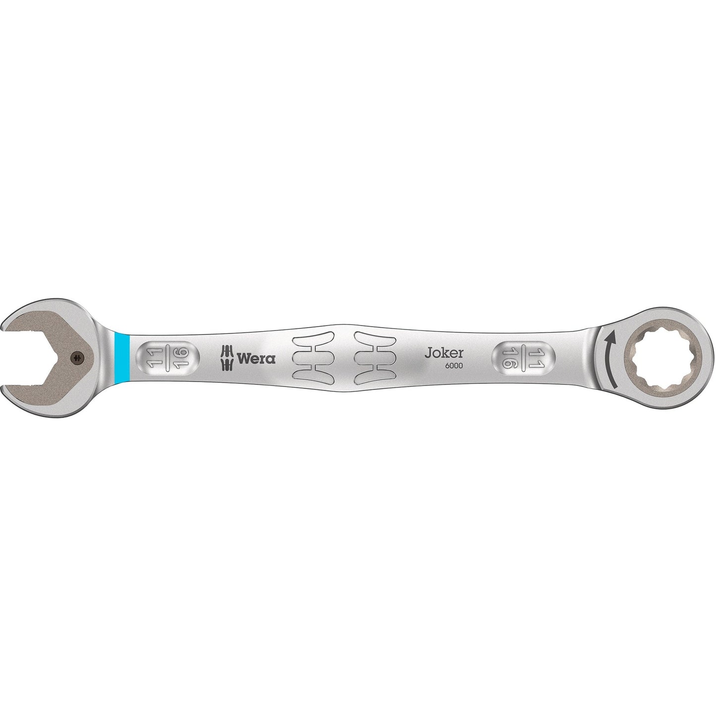 Wera 9632 magneetstrip 6000 joker imperial 1 steek-ringratelsleutelset moersleutel (inch, 8‑delig)