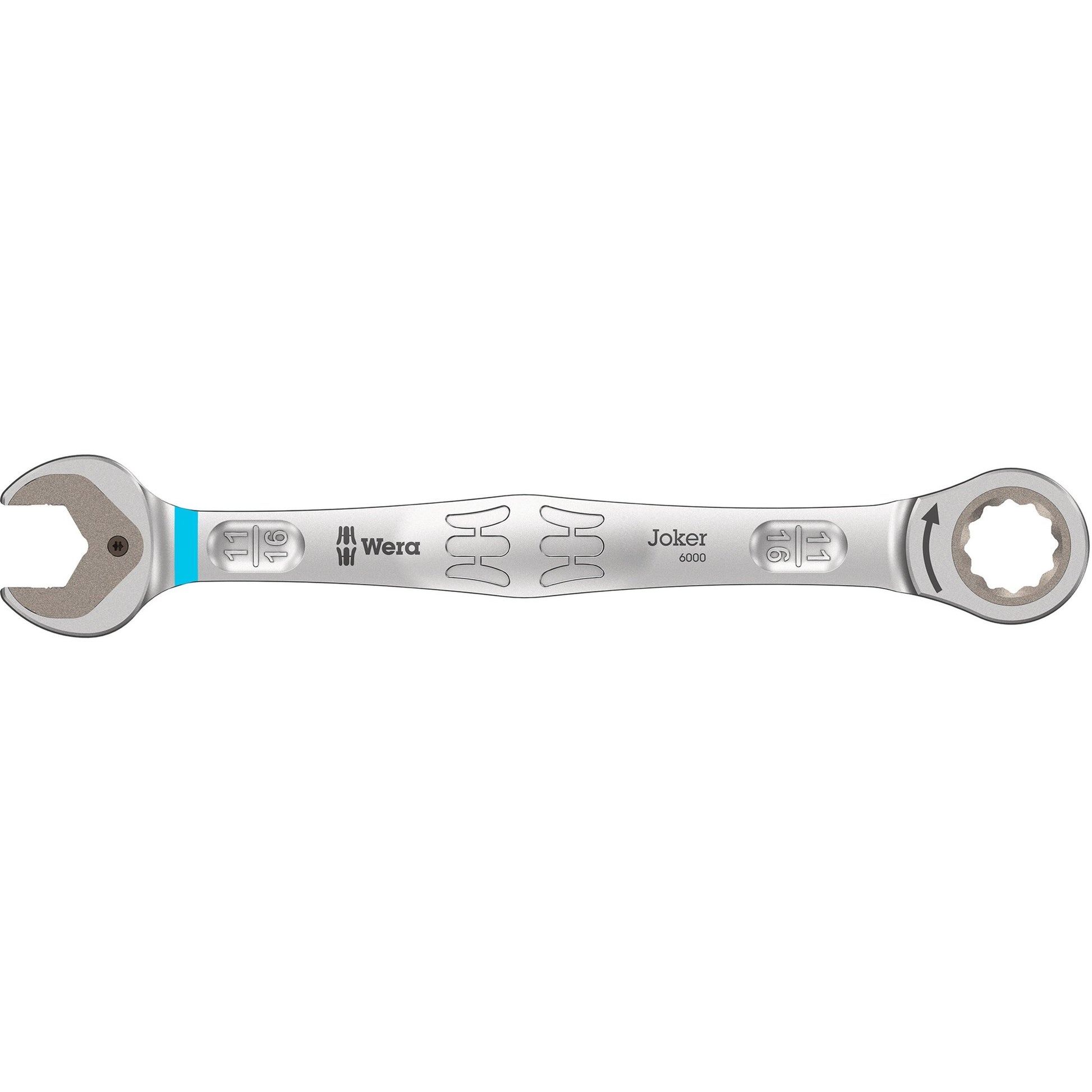 Wera 9632 magneetstrip 6000 joker imperial 1 steek-ringratelsleutelset moersleutel (inch, 8‑delig)