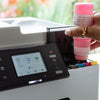 Canon maxify gx2051-kleureninkjetprinter met navulbare megatank all-in-one inkjetprinter met faxfunctie (wit, printen, kopiëren, scannen, faxen, wi-fi)