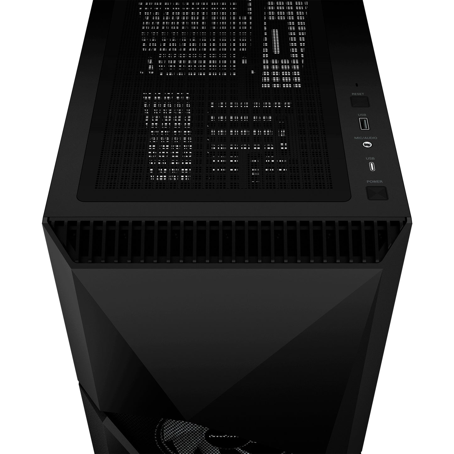 Deepcool cyclops midi tower behuizing (zwart | 1x usb-a | 1x usb-c | window)