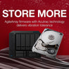 Seagate ironwolf 8 tb harde schijf (sata 600, 24 7)