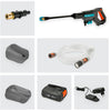 Gardena aquaclean 24 18 v p4a kant-en-klare set drukreiniger (grijs turquoise, 14800-20, accu inbegrepen)