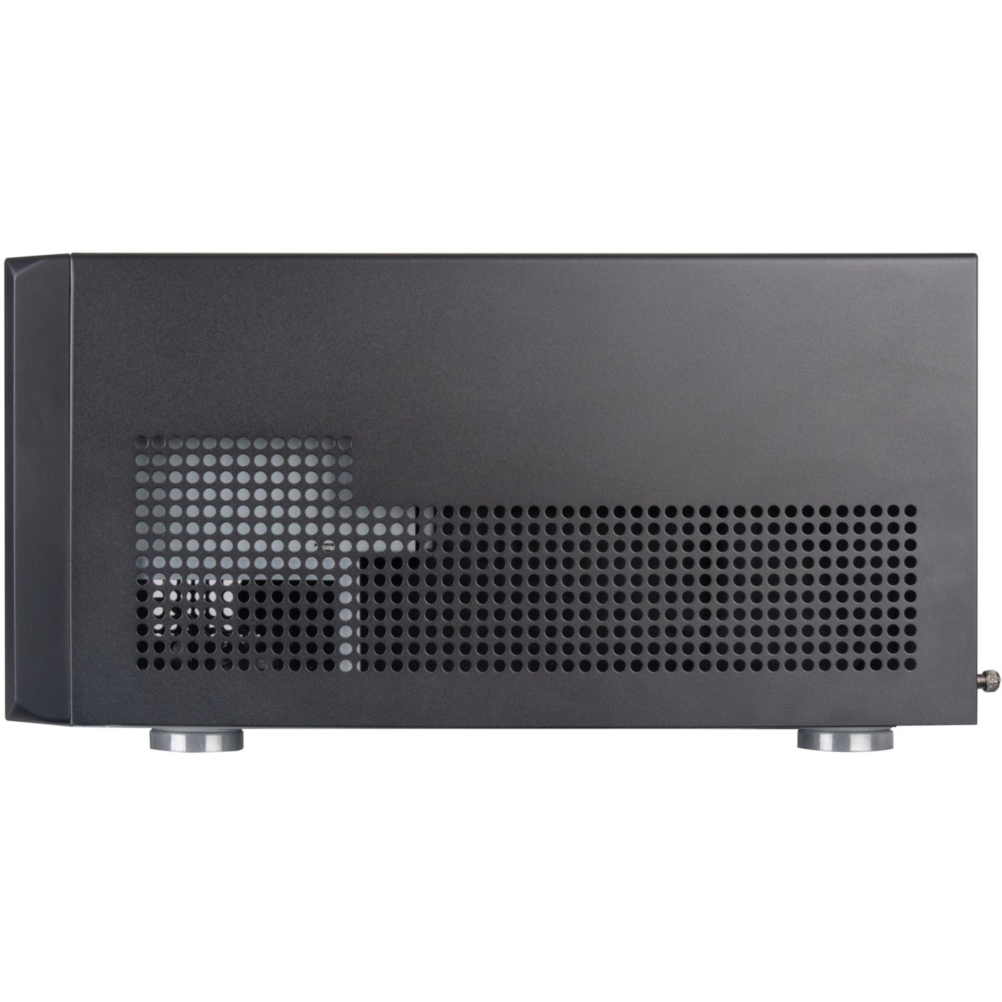 Silverstone sst-cs351 mini tower behuizing (zwart | 2x usb-a | 1x usb-c)