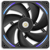 Nzxt f140x rgb case fan (zwart, 140 x 140 x 30 mm, pwm)