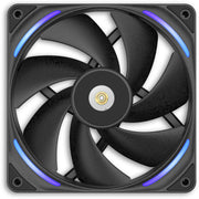 Nzxt f140x rgb case fan (zwart, 140 x 140 x 30 mm, pwm) - afbeelding 2