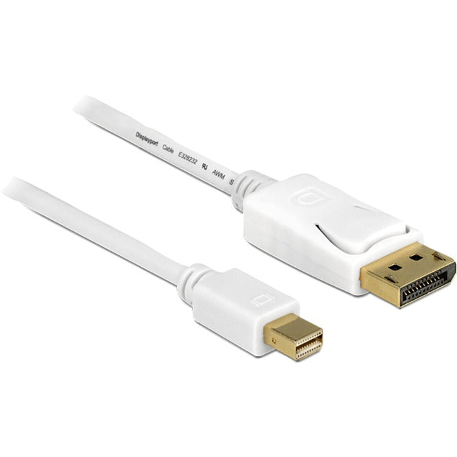 Delock mini displayport > displayport adapter (wit, 3 meter)
