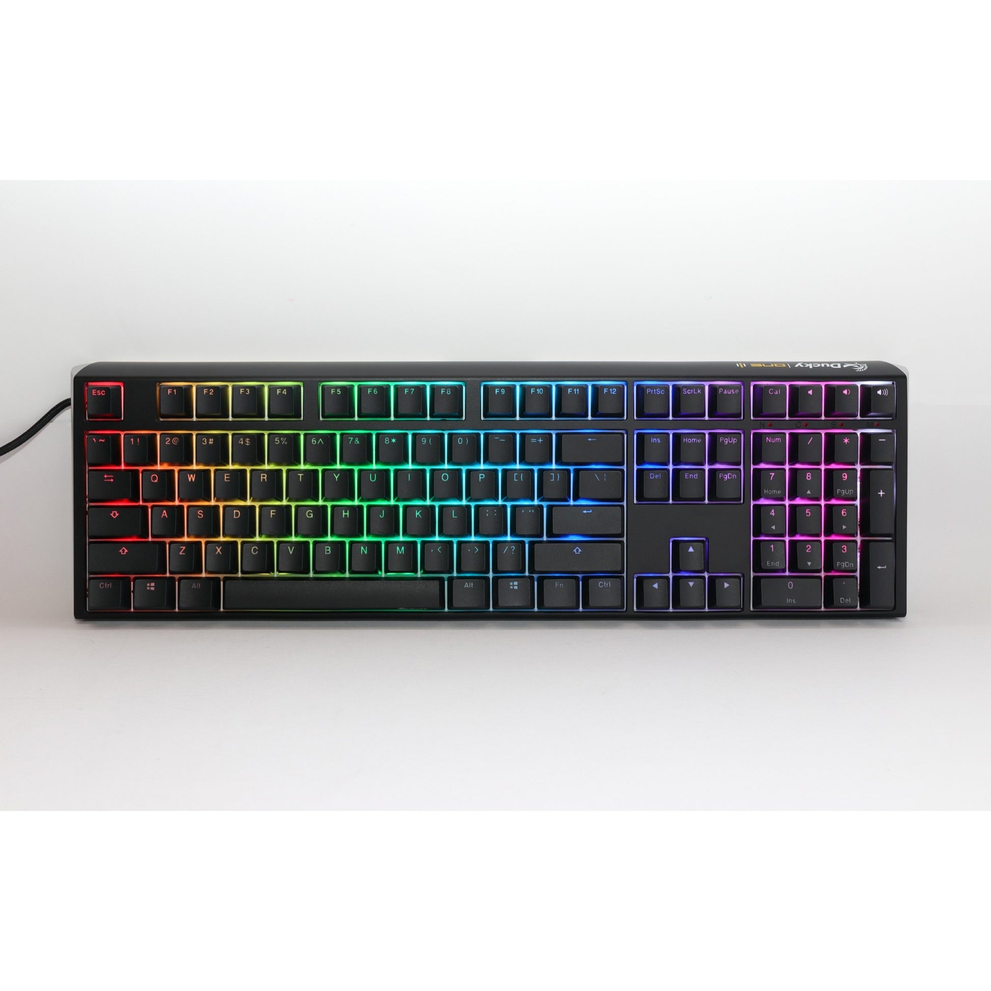 Ducky one 3 classic rgb mechanisch toetsenbord (zwart, us lay-out (qwerty), cherry mx brown, 100%, rgb led, double-shot pbt, hot-swappable, quack mechanics)