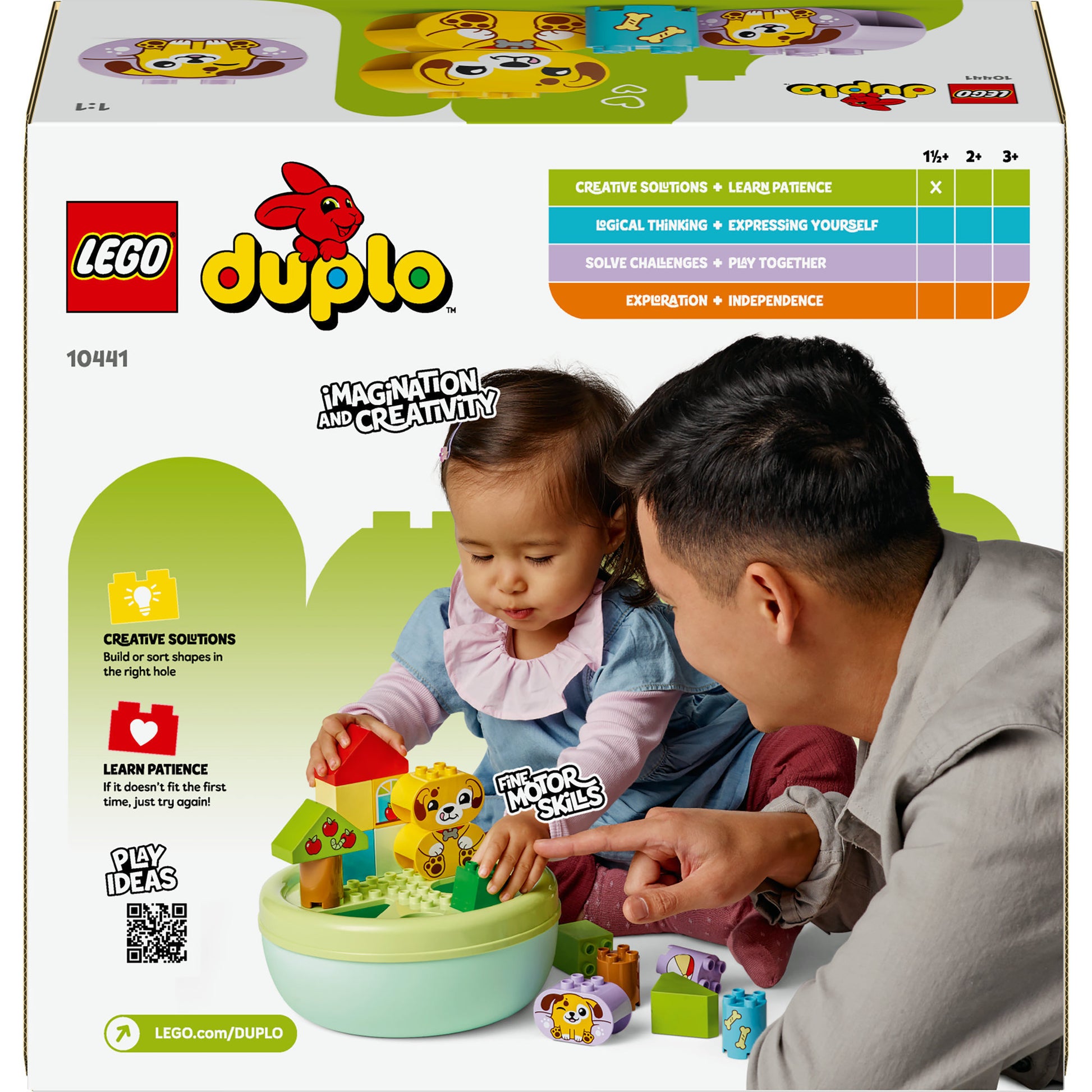 Lego ® duplo® mijn eerste vormenstoof: puppyhuis - 10441