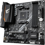 Gigabyte b550m aorus elite socket am4 moederbord (zwart grijs, raid, gb-lan, sound, µatx) - afbeelding 4