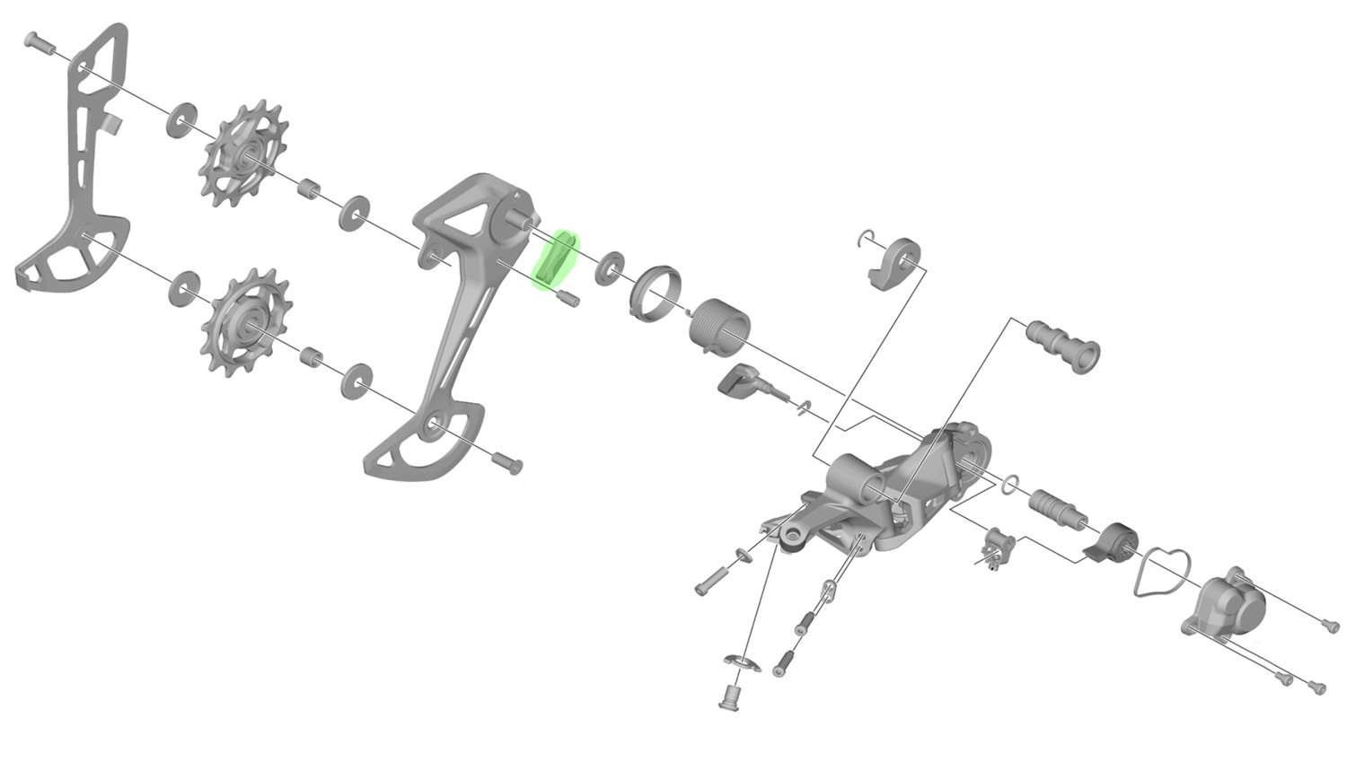 Shimano bumper for rd-m7100 rear derailleur