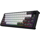 Hator skyfall pro wireless rgb mechanisch gaming toetsenbord (zwart, us lay-out (qwerty), hator aurum vanilla silent, 65%, rgb, double-shot pbt, hot-swap, 2.4ghz | bluetooth | usb-c) - afbeelding 4