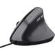 Trust bayo ii bedrade ergonomische muis (zwart, 800 dpi - 2400 dpi)