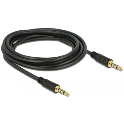 Delock 3,5 mm kabel (zwart, 3 meter)