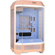 Thermaltake the tower 300 - peach fuzz mini tower behuizing (perzik | 3x usb-a | tempered glass) - afbeelding 1