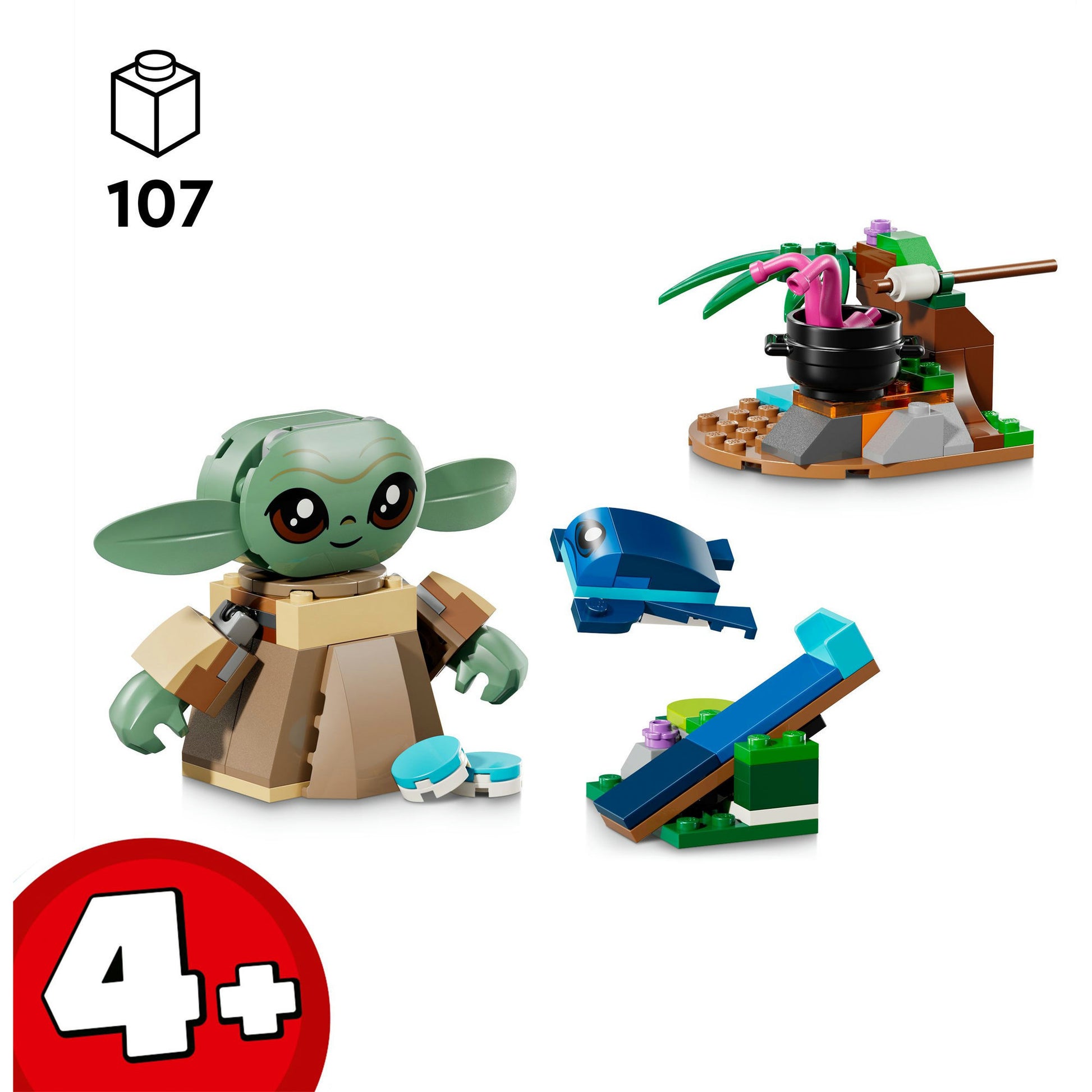 Lego star wars 75443 grogu's thuis