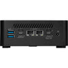 Msi cubi nuc 1mg-001eu mini-pc (zwart | core 7 150u | intel graphics | 16 gb | 1 tb ssd | epeat silver registered)