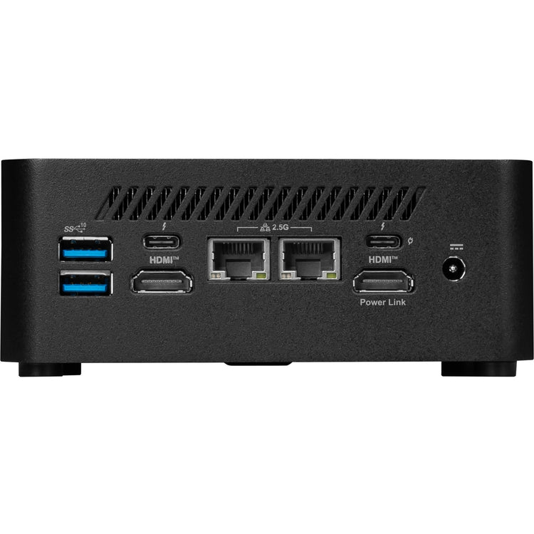 Msi cubi nuc 1mg-001eu mini-pc (zwart | core 7 150u | intel graphics | 16 gb | 1 tb ssd | epeat silver registered)