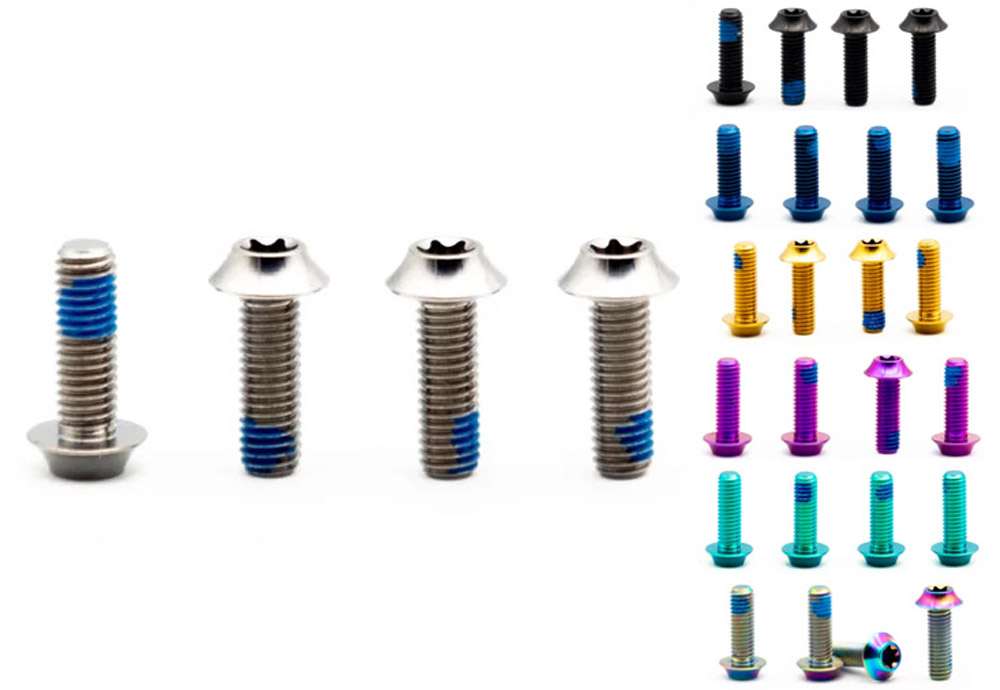 Oak components titanium screws m5x15 for bottle cage (4 pieces)