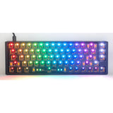 Ducky one 3 sf ansi layout barebone rgb mechanisch toetsenbord (zwart, us lay-out (qwerty), 65%, rgb leds, hot swap, barebone) - afbeelding 1