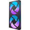 Nzxt f280 rgb core case fans (zwart, 2 stuks, 280 x 140 x 26 mm)