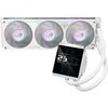 Asus rog strix lc iv 360 argb lcd waterkoeling (wit, 4-pin pwm)
