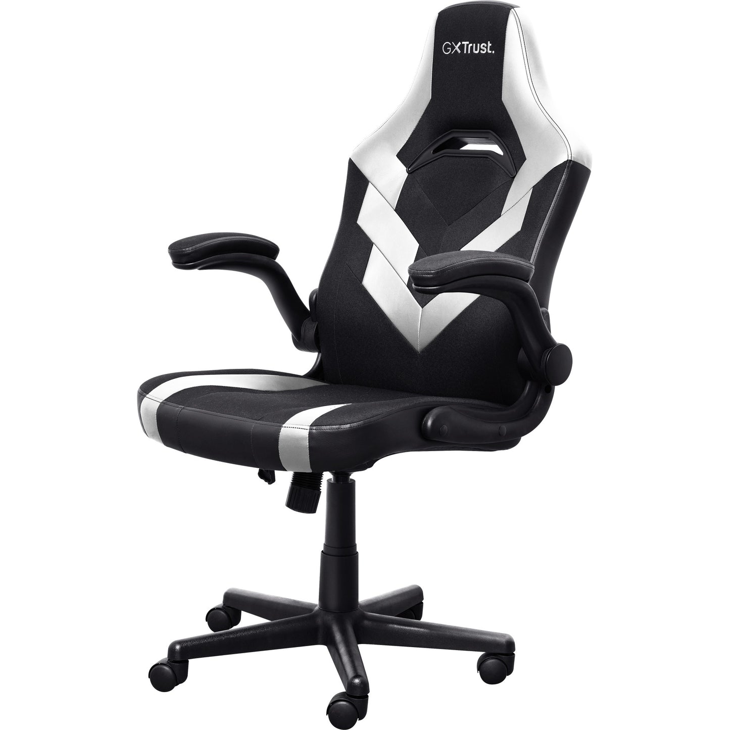 Trust gxt 703w riye gamingstoel (zwart wit)