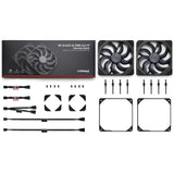 Noctua nf-a14x25 g2 pwm sx2-pp chromax.black case fans (zwart, 2 stuks, 140 x 140 x 25 mm) - afbeelding 7