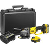 Stanley fatmax v20 18v haakse slijper (geel zwart, koffer, 2 accu's (4.0ah) en oplader (4a) inbegrepen)