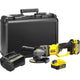 Stanley sfmcg400m2k fatmax® v20 accu haakse slijper 125mm 18v 4.0ah in koffer