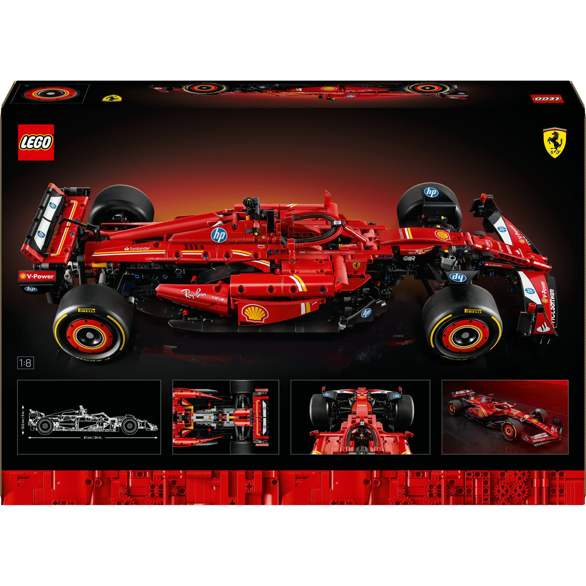 Lego technic 42207 ferrari sf-24 f1 auto