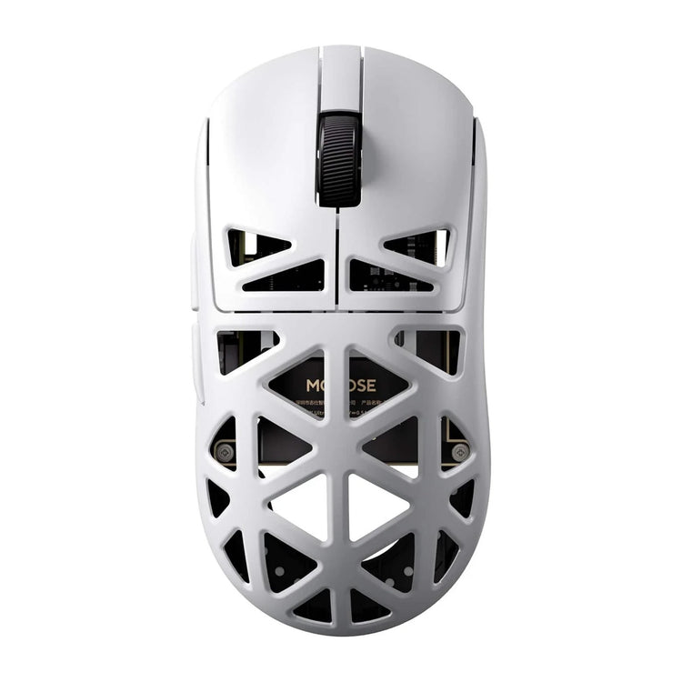 Mchose a7x ultra magnesium alloy wireless gaming mouse (wit, tot 40.000 dpi, 2.4 ghz usb-c bluetooth)