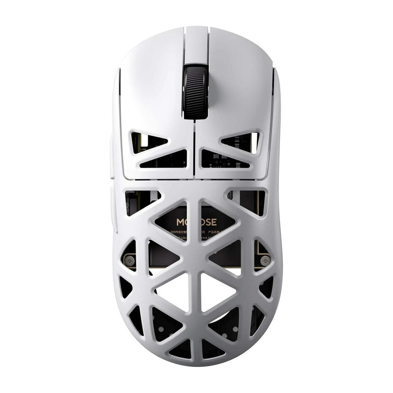 Mchose a7x ultra magnesium alloy wireless gaming mouse (wit, tot 40.000 dpi, 2.4 ghz usb-c bluetooth)
