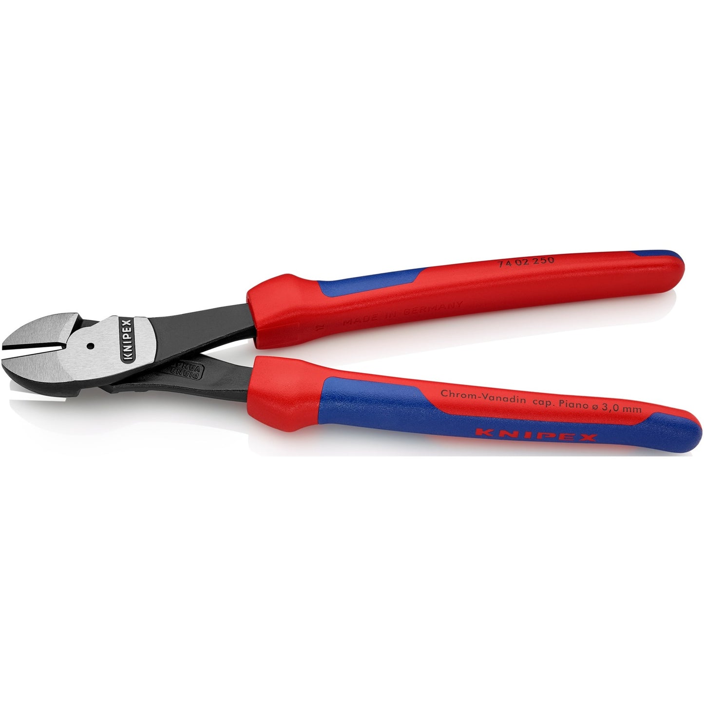 Knipex 74 02 250 kracht-zijsnijtang gepolijst comfort 250mm