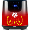 Princess 182060 digital aerofryer deluxe xxl heteluchtfriteuse (roestvrij staal zwart, 5,5 liter)