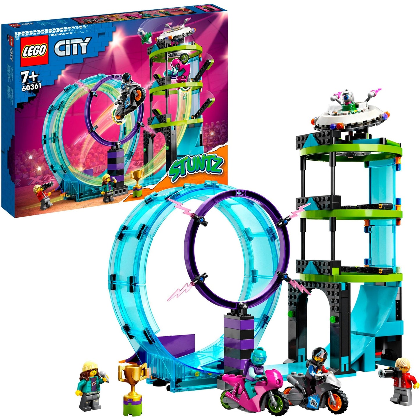 Lego city - ultieme stuntrijders uitdaging constructiespeelgoed (60361)