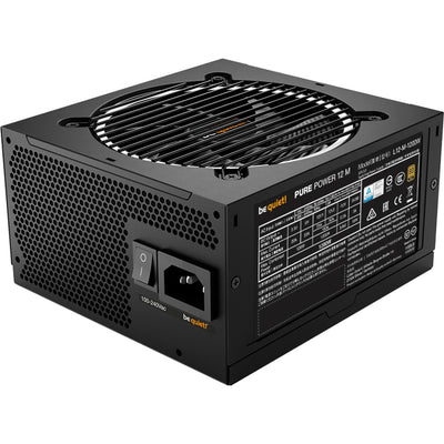 Be quiet! pure power 12m modulaire 1200 watt voeding (zwart, 1x 12v-2x6, 4x pcie)